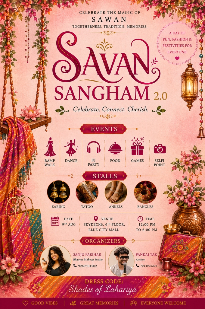 Savan Sangham 2.0 Event Poster